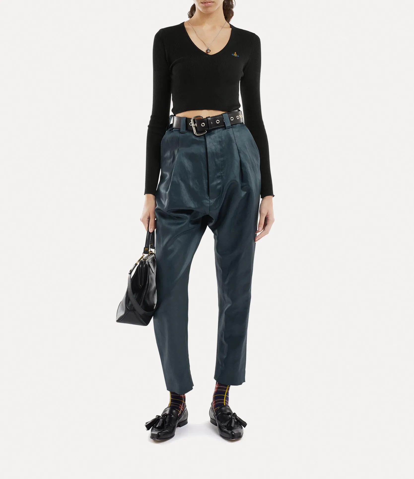 Bea Cropped V-neck