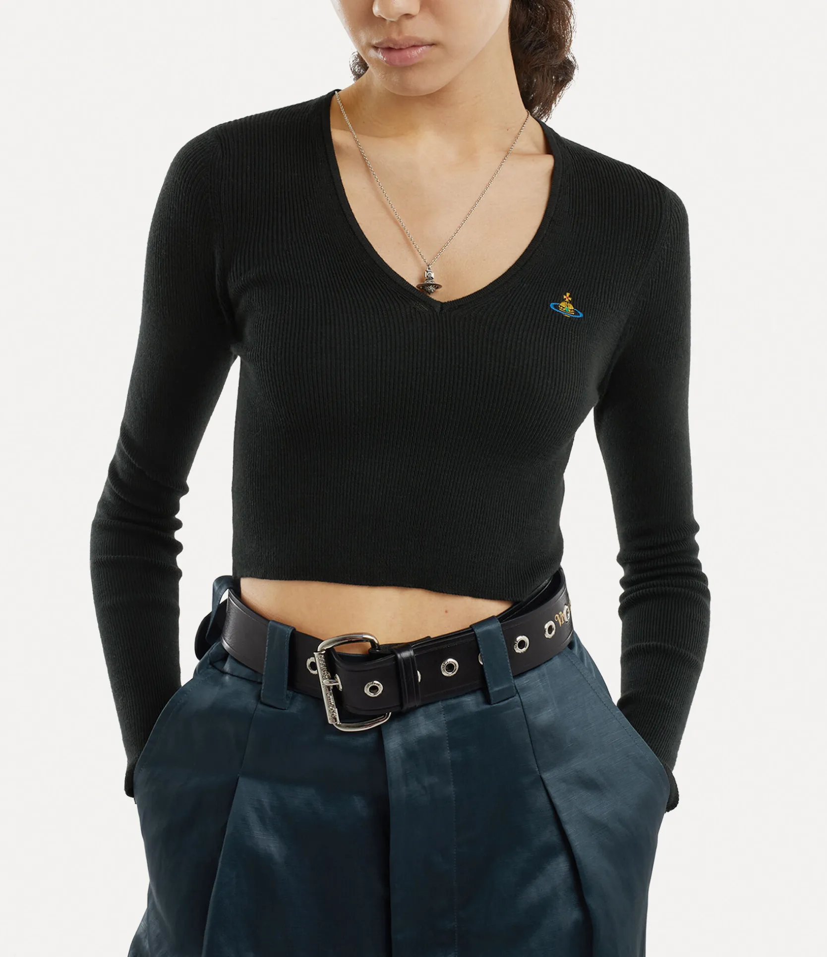 Bea Cropped V-neck
