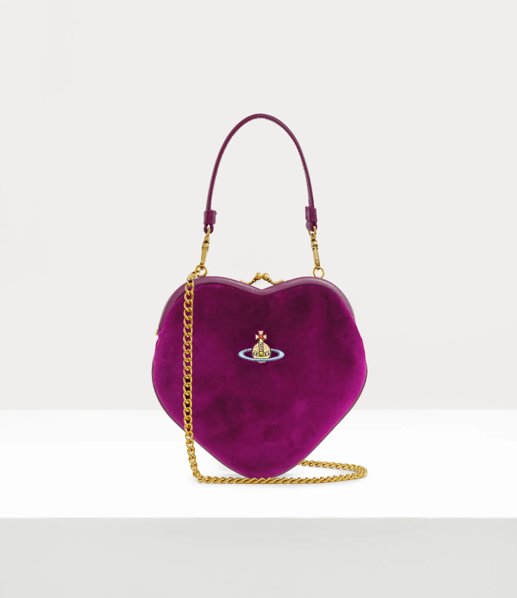 Belle Heart Frame Purse