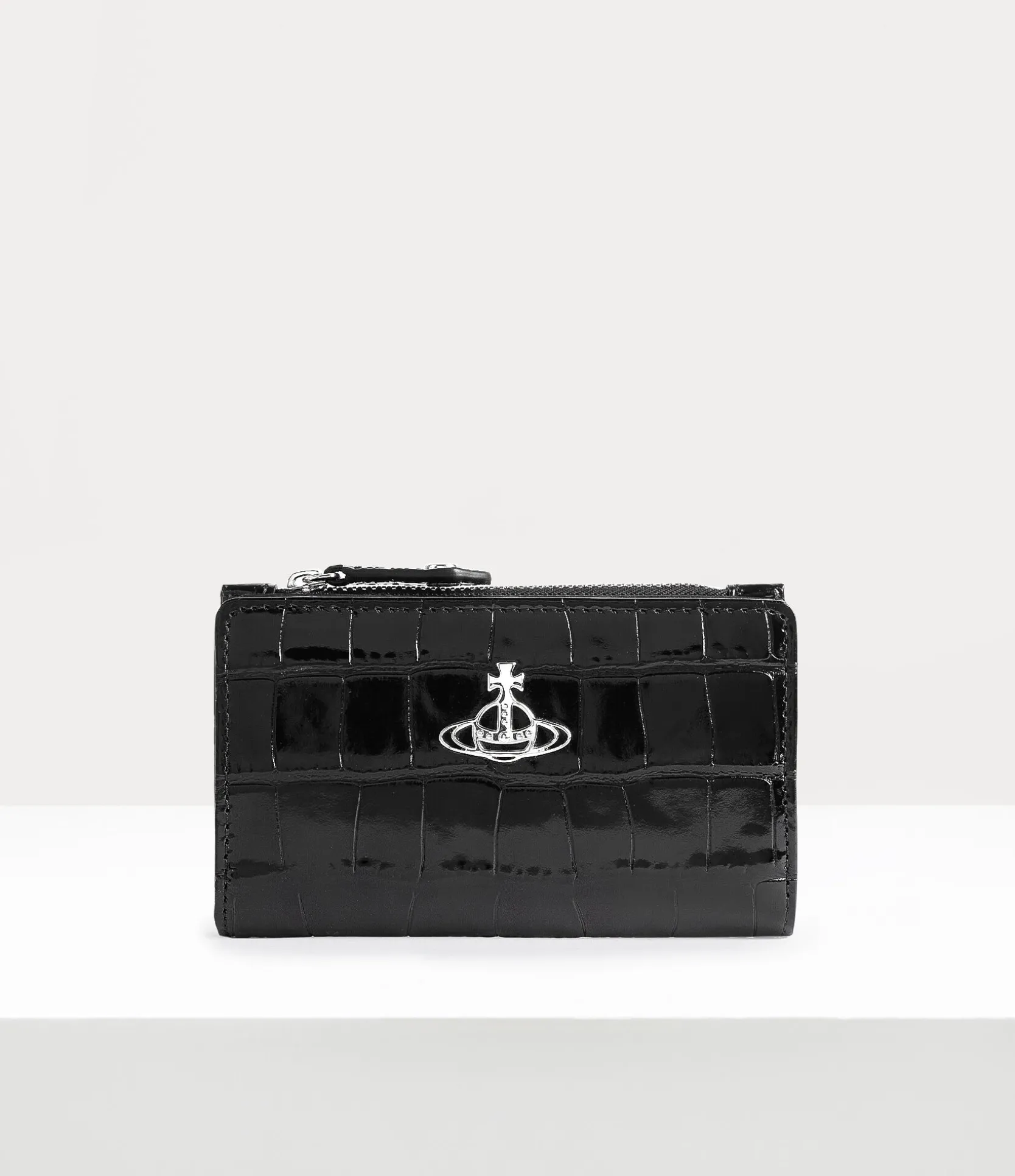 Crocodile Slim Flap Card Holder