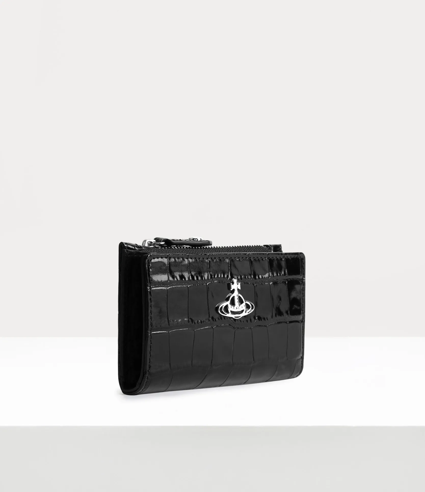 Crocodile Slim Flap Card Holder