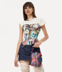 Daisy Drawstring Bucket Bag