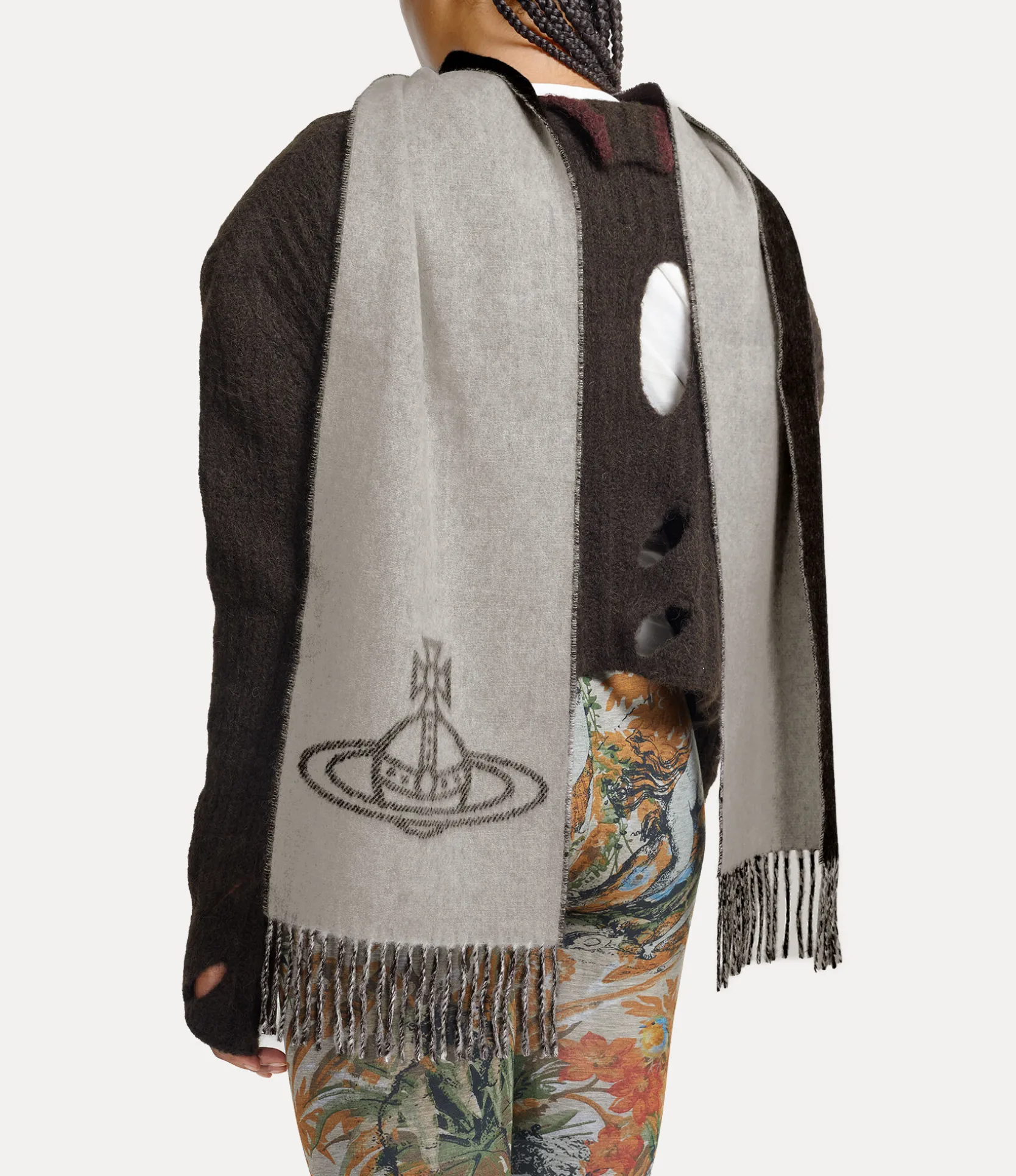 Double Logo Scarf