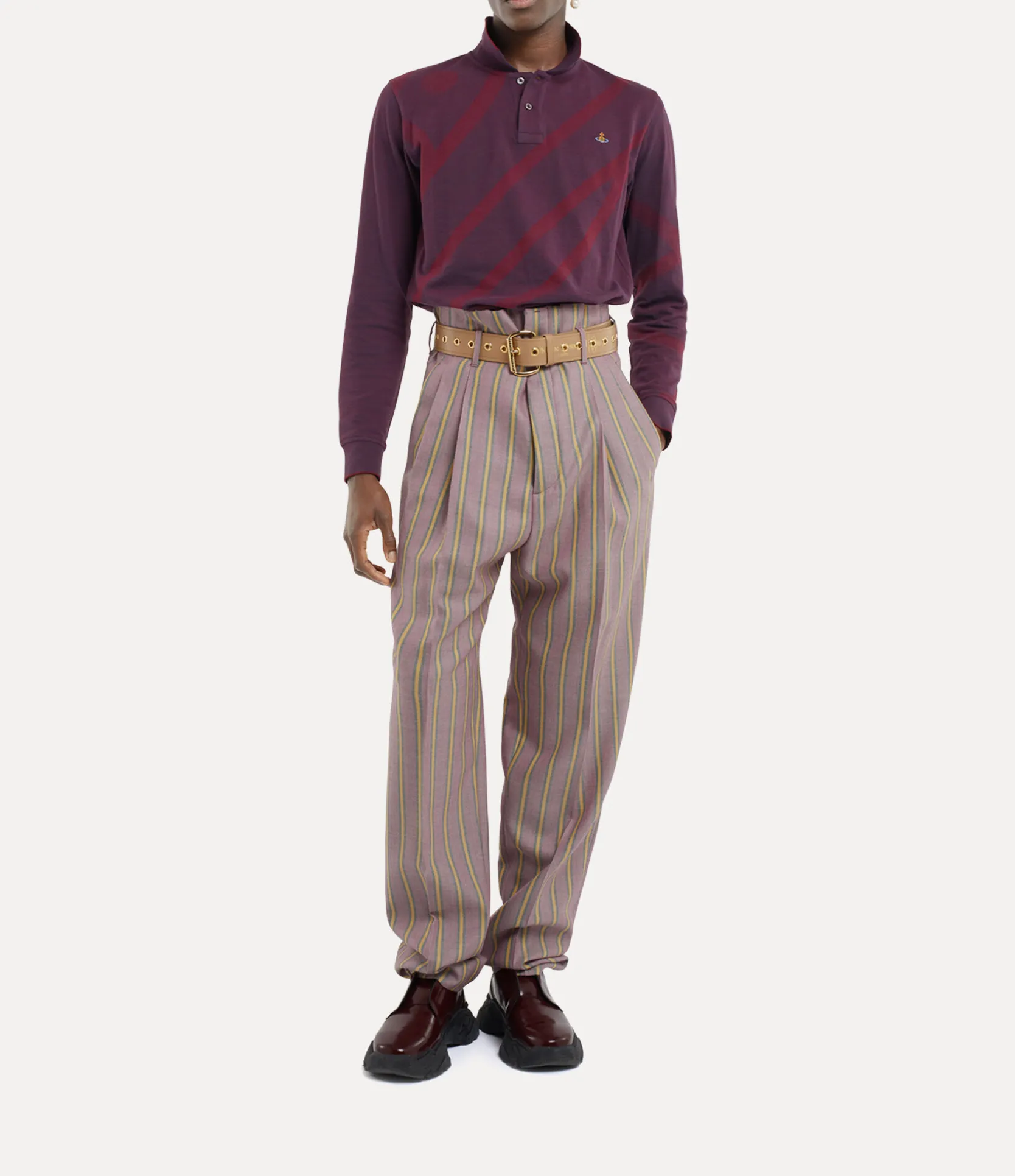 Long Sleeve Polo Top