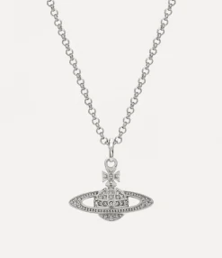 Man. Mini Bas Relief Orb Pendant Necklace