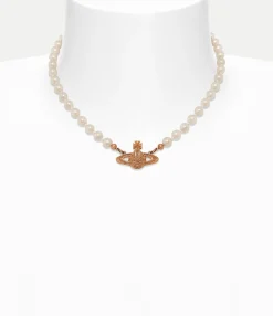 Mini Bas Relief Pearl Choker