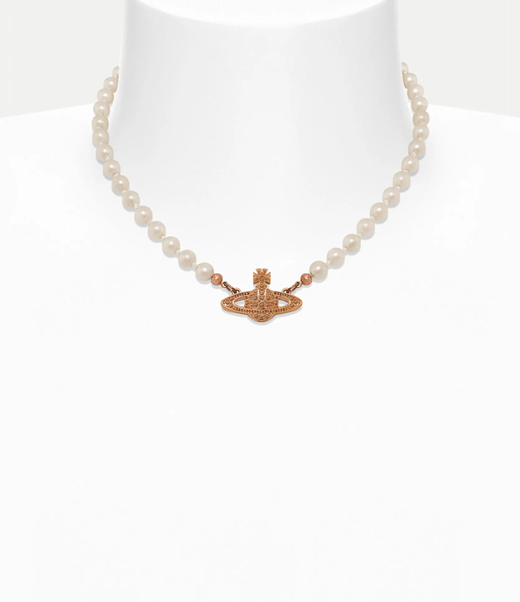 Mini Bas Relief Pearl Choker