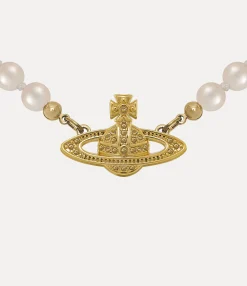 Mini Bas Relief Pearl Choker
