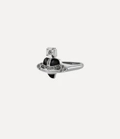 New Diamante Heart Ring
