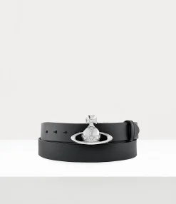 Orb Buckle Palladium Belt