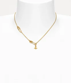 Safety Pin Pendant Necklace