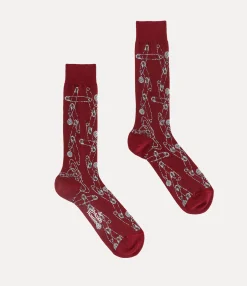 Safety Pin Sock