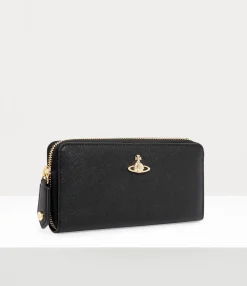 Saffiano Biogreen Cl Zip Round Wallet