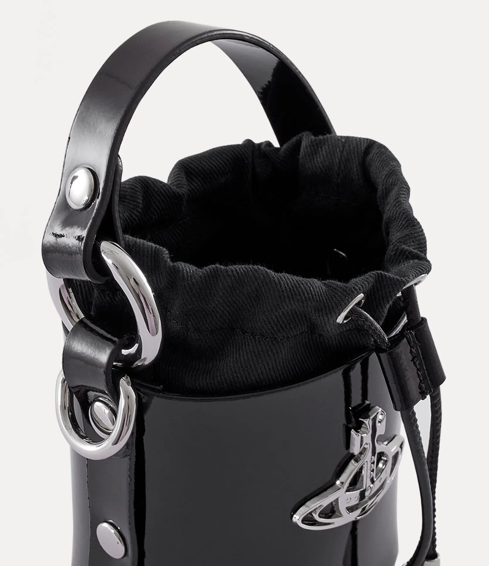 Shiny Patent Mini Daisy Bag