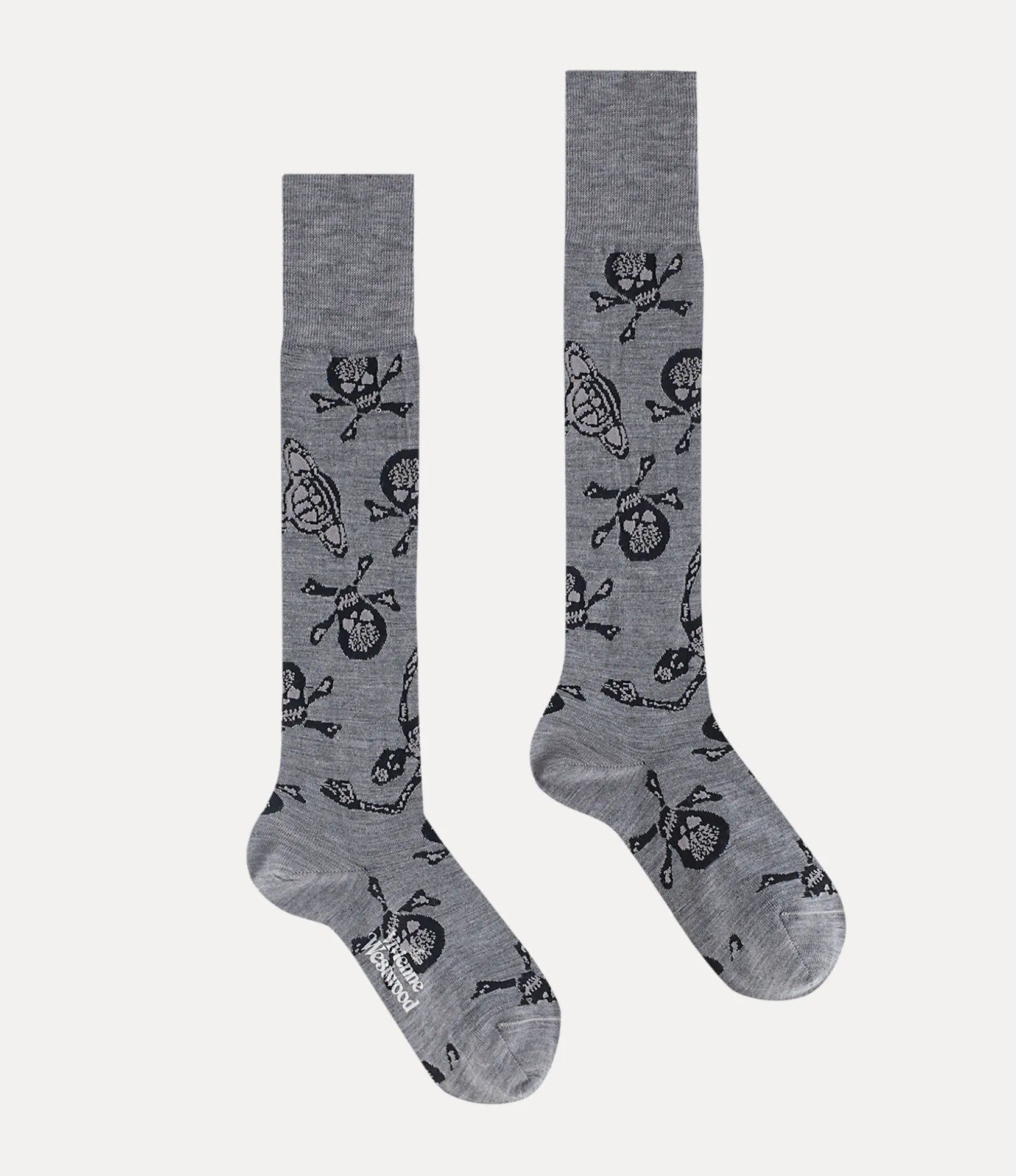 Skull High Sock